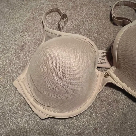 ThirdLove Classic 24/7 Contour Plunge Bra Tupe tan 36D - Picture 3 of 10